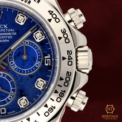 Rolex Cosmograph Daytona ‘White Gold – Sodalite Diamond Dial’ – Reference 116509 (2008 / Factory Revision 2022)