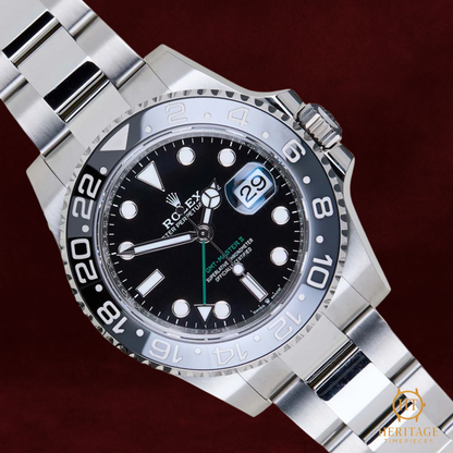 Rolex GMT-Master II 'Bruce Wayne - Oyster' - Reference 126710GRNR (2025)