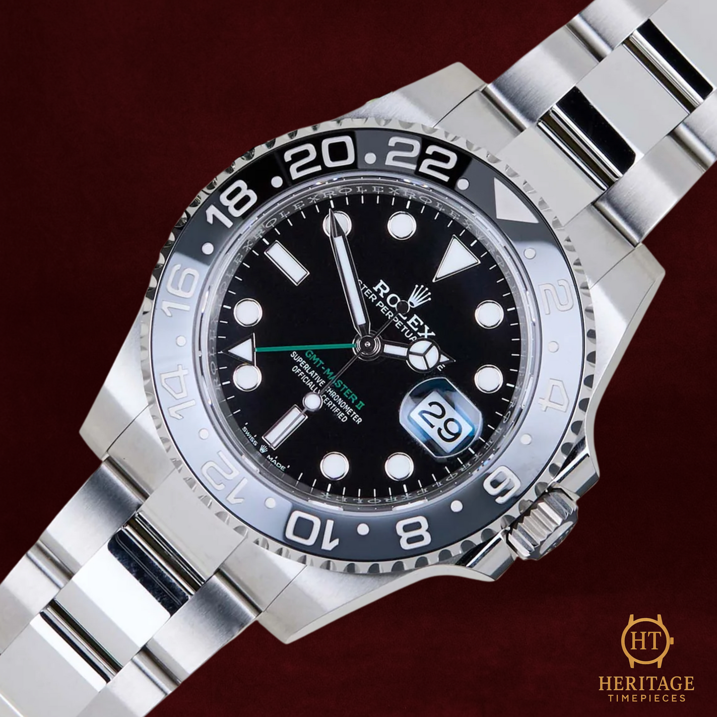 Rolex GMT-Master II 'Bruce Wayne - Oyster' - Reference 126710GRNR (2025)