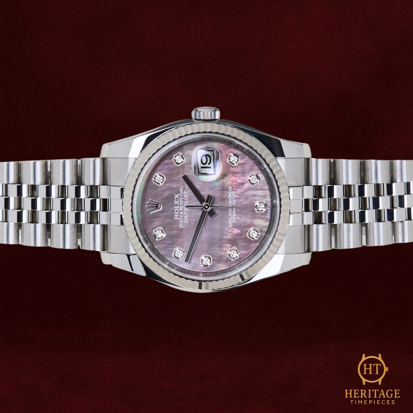 Rolex Datejust 36 ‘Tahitian Mother of Pearl Diamond Dial, Jubilee’ – Reference 116234 (2019)