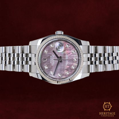 Rolex Datejust 36 ‘Tahitian Mother of Pearl Diamond Dial, Jubilee’ – Reference 116234 (2019)