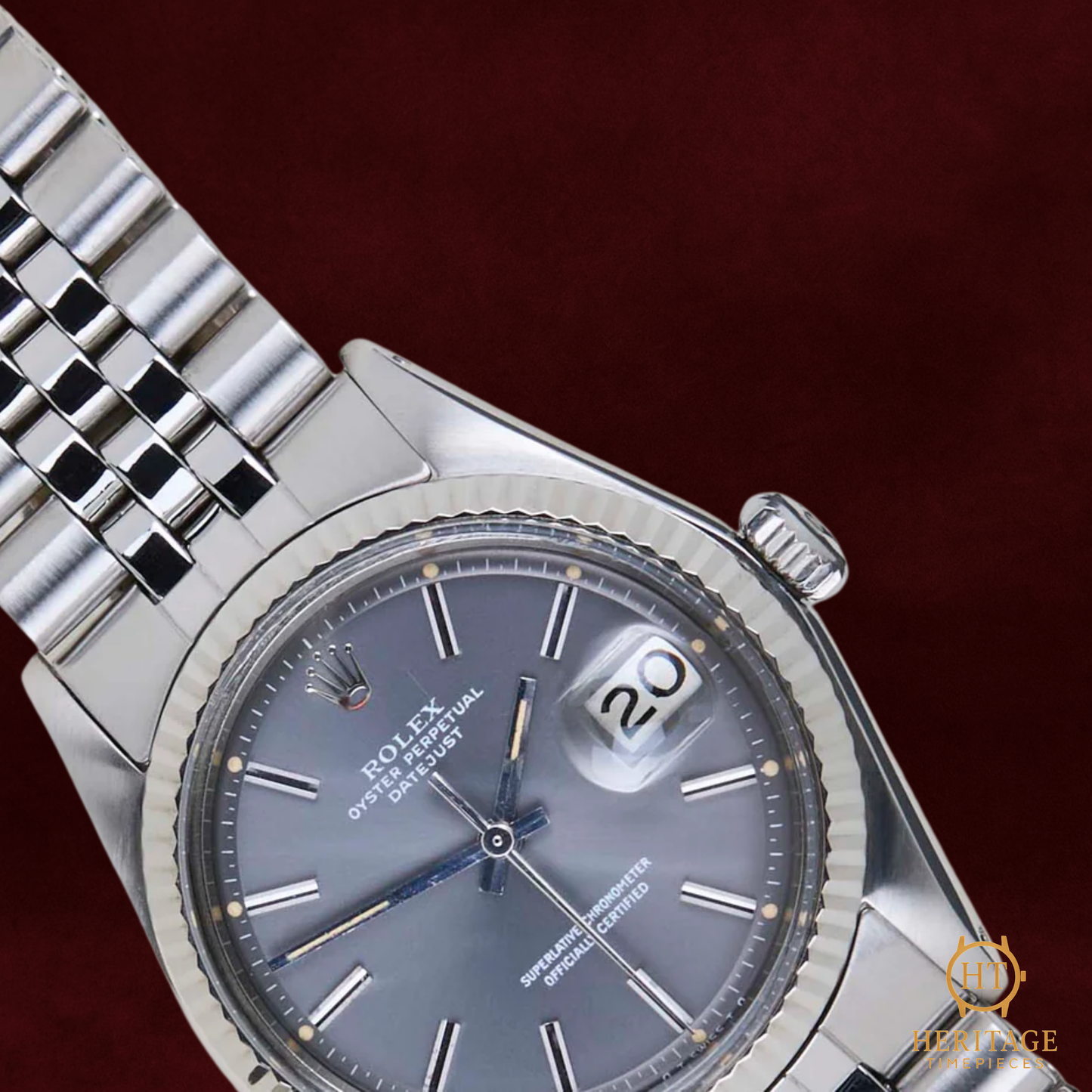 Rolex Datejust ’Grey Sigma Dial – Steel & White Gold’ – Reference 1601 (1973)