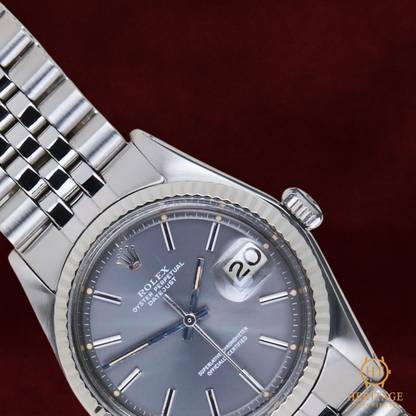 Rolex Datejust ’Grey Sigma Dial – Steel & White Gold’ – Reference 1601 (1973)