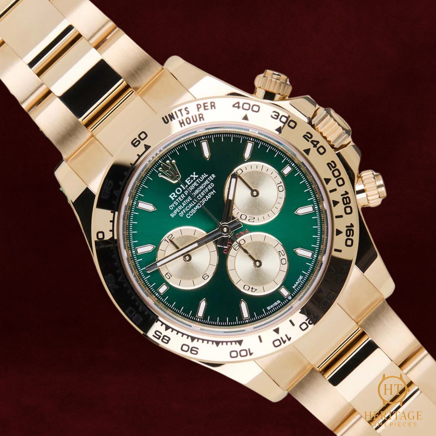 Rolex Cosmograph Daytona ‘Green Dial – Yellow Gold’ – Reference 126508 (2025)