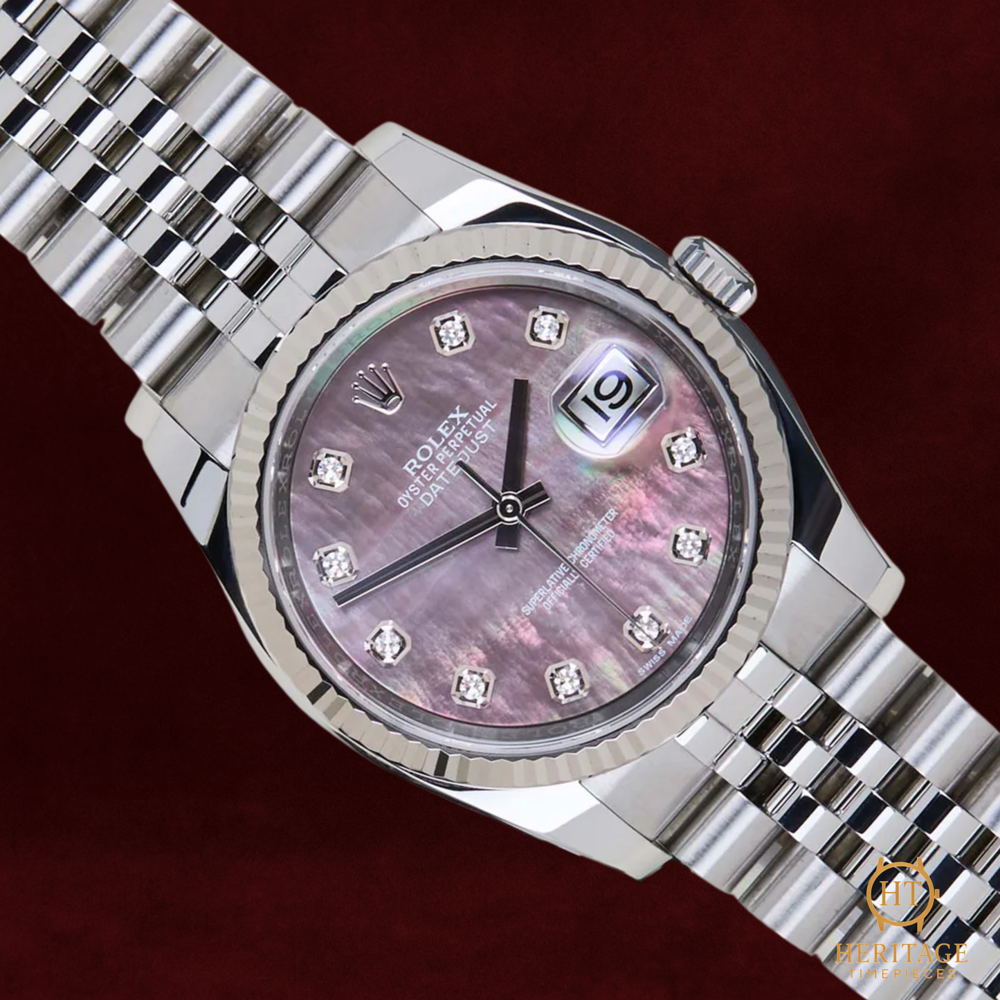 Rolex Datejust 36 ‘Tahitian Mother of Pearl Diamond Dial, Jubilee’ – Reference 116234 (2019)