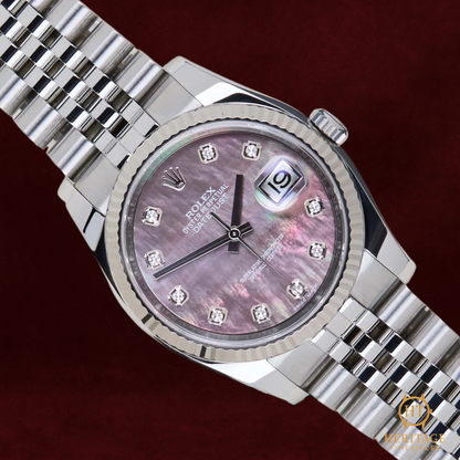 Rolex Datejust 36 ‘Tahitian Mother of Pearl Diamond Dial, Jubilee’ – Reference 116234 (2019)