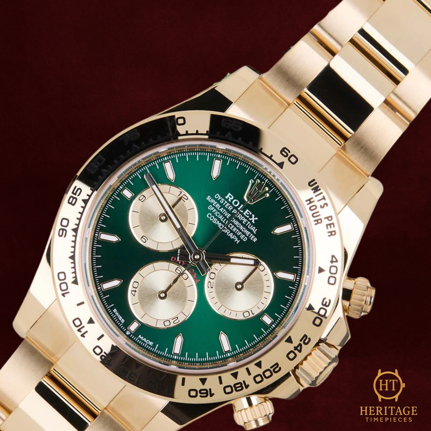 Rolex Cosmograph Daytona ‘Green Dial – Yellow Gold’ – Reference 126508 (2025)