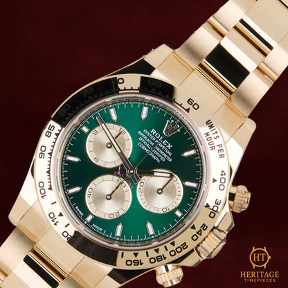 Rolex Cosmograph Daytona ‘Green Dial – Yellow Gold’ – Reference 126508 (2025)