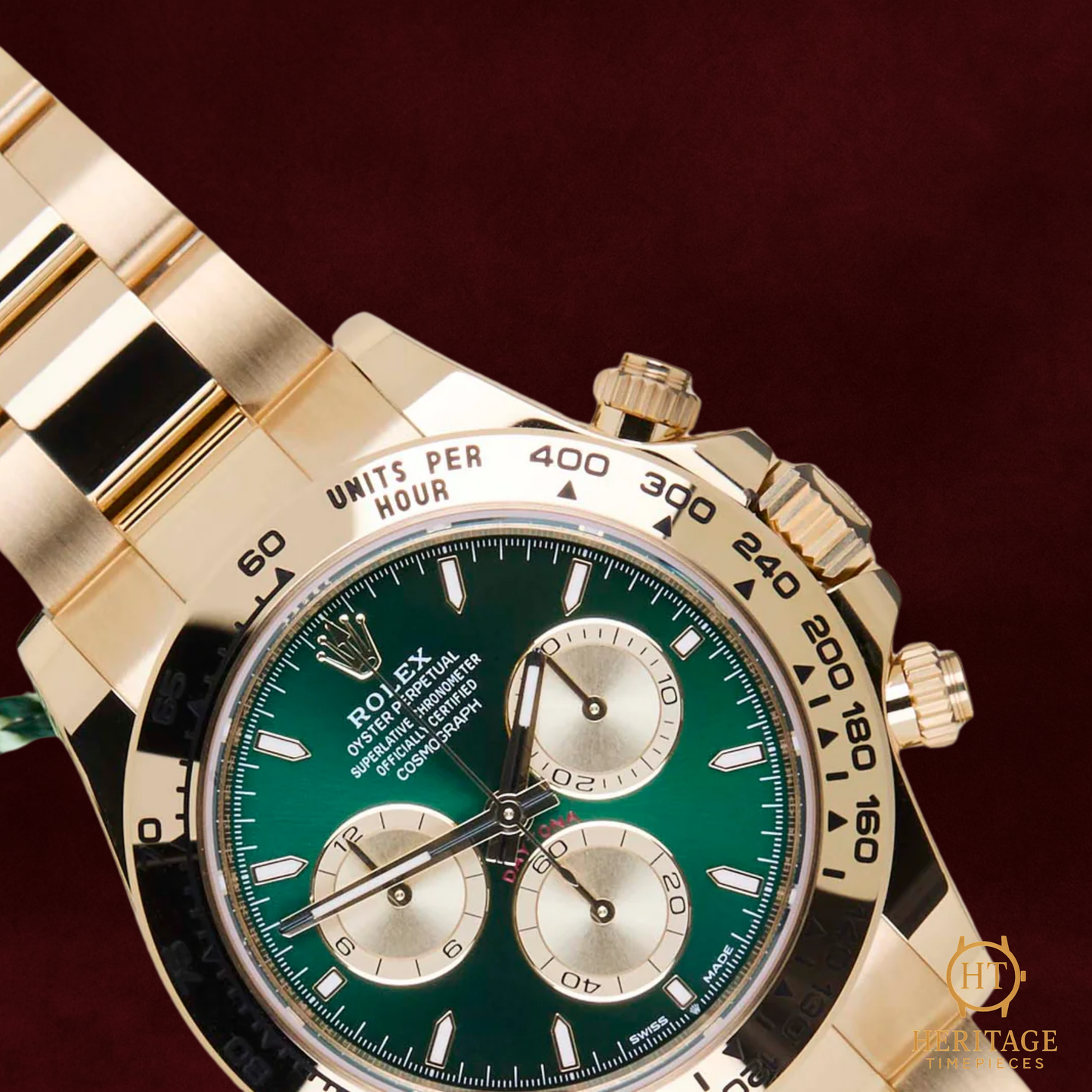 Rolex Cosmograph Daytona ‘Green Dial – Yellow Gold’ – Reference 126508 (2025)