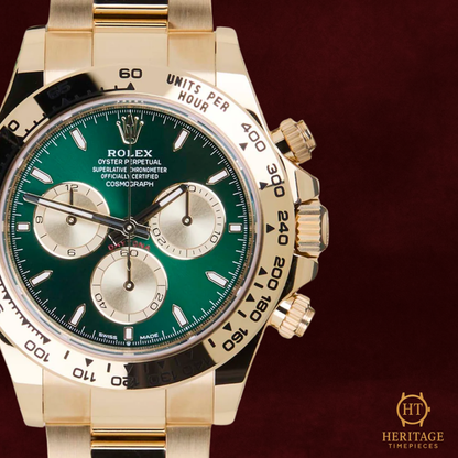 Rolex Cosmograph Daytona ‘Green Dial – Yellow Gold’ – Reference 126508 (2025)
