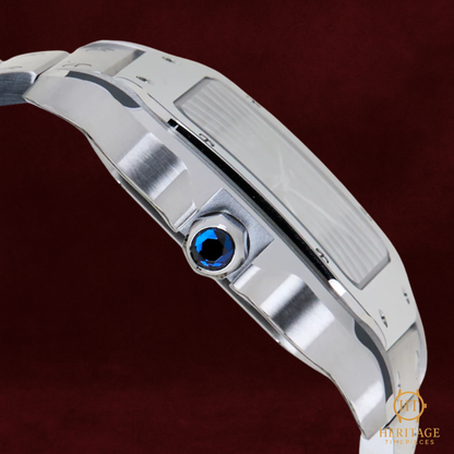 Cartier Santos de Cartier Medium 'Green Dial' - Reference WSSA0061 (2025)