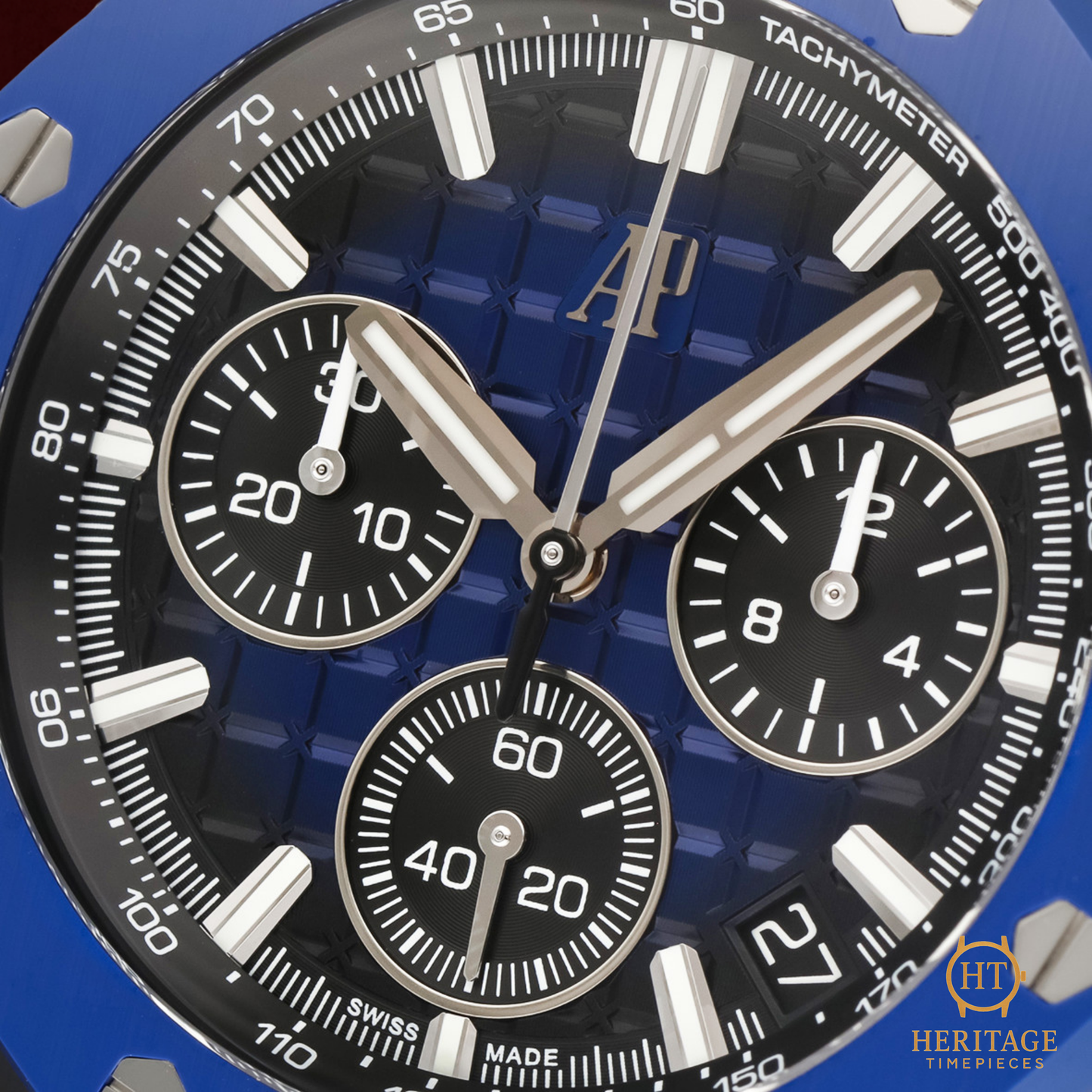 Audemars Piguet Royal Oak Offshore ‘Blue Dial – Black Ceramic’ – Reference 26420CE.OO.A043VE.01