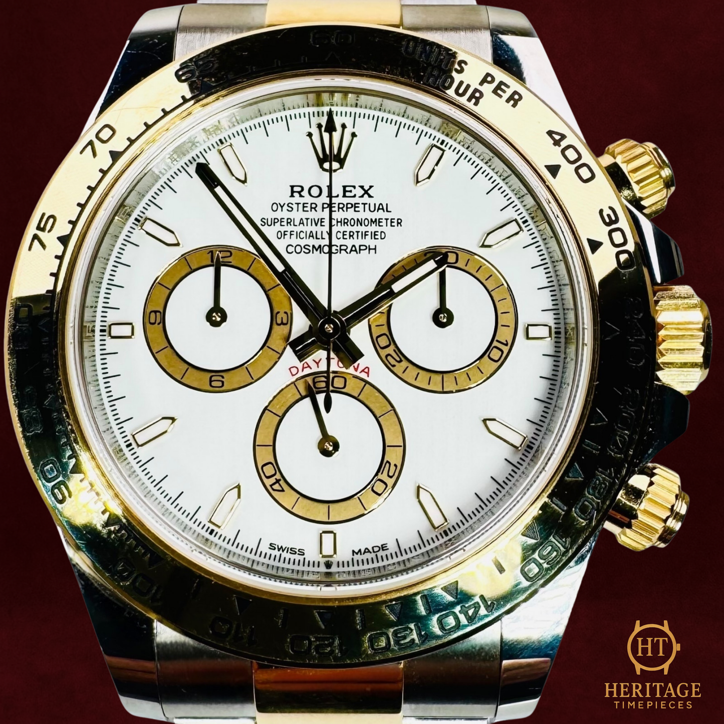 Rolex Daytona Cosmograph ‘White Dial, Yellow Gold & Steel’ – Reference 126503 (2023)