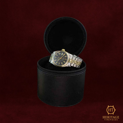 Rolex Datejust 36 ‘Black Dial – Steel & Yellow Gold’ – Reference 1601 (1968)