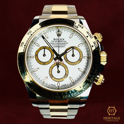Rolex Daytona Cosmograph ‘White Dial, Yellow Gold & Steel’ – Reference 126503 (2023)