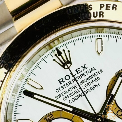Rolex Daytona Cosmograph ‘White Dial, Yellow Gold & Steel’ – Reference 126503 (2023)