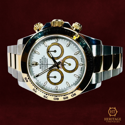 Rolex Daytona Cosmograph ‘White Dial, Yellow Gold & Steel’ – Reference 126503 (2023)