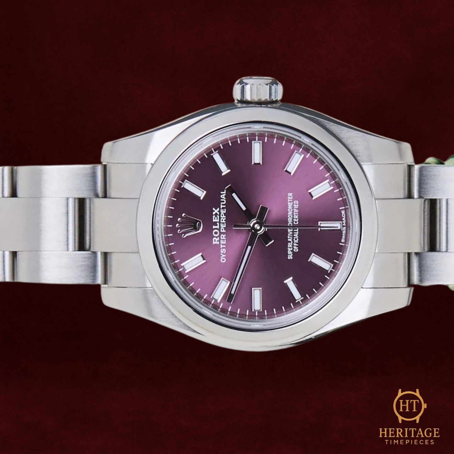 Rolex Oyster Perpetual 26 ‘Red Grape Dial’ - Reference 176200 (2019)