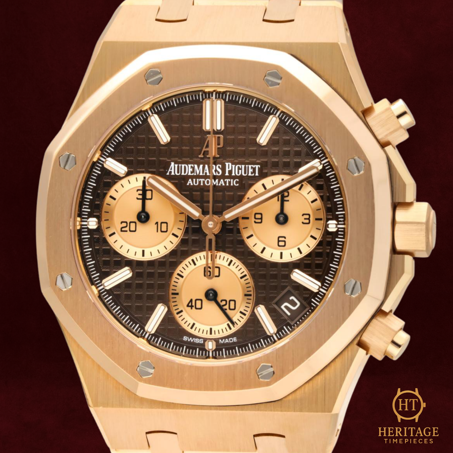 Audemars Piguet Royal Oak Selfwinding Chronograph ‘Pink Gold – Brown Dial’ – Reference 26239OR.OO.D821CR.01 (2022)