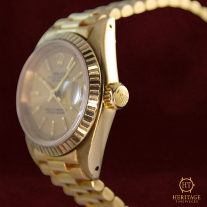 Rolex Lady Datejust 18K ‘Champagne Dial – Yellow Gold’ – Reference 69178 (1984)