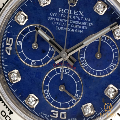 Rolex Cosmograph Daytona ‘White Gold – Sodalite Diamond Dial’ – Reference 116519 (2006)