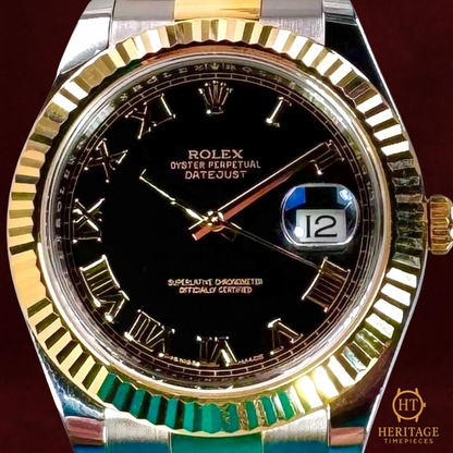 Rolex Datejust II ‘Black Roman Dial’ - Reference 116333 (2016)