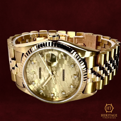 Rolex Datejust 36 ‘Chevrolet Champagne Diamond Dial’ - Reference 16018 (1987)