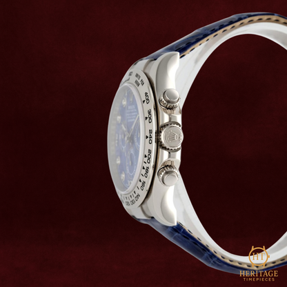 Rolex Cosmograph Daytona ‘White Gold – Sodalite Diamond Dial’ – Reference 116519 (2006)