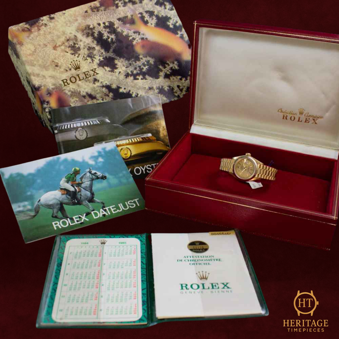 Rolex Lady Datejust 18K ‘Champagne Dial – Yellow Gold’ – Reference 69178 (1984)