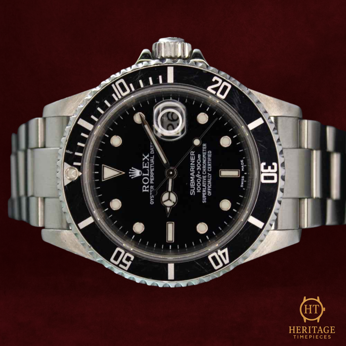 Rolex Submariner Date ‘Black Dial – Stainless Steel’ – Reference 16610 (2002)