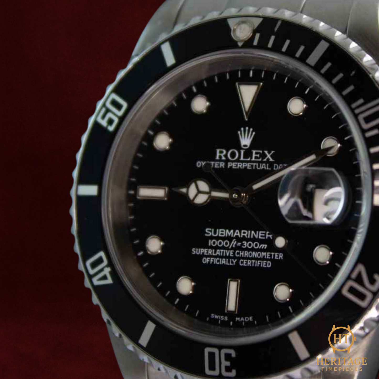 Rolex Submariner Date ‘Black Dial – Stainless Steel’ – Reference 16610 (2002)