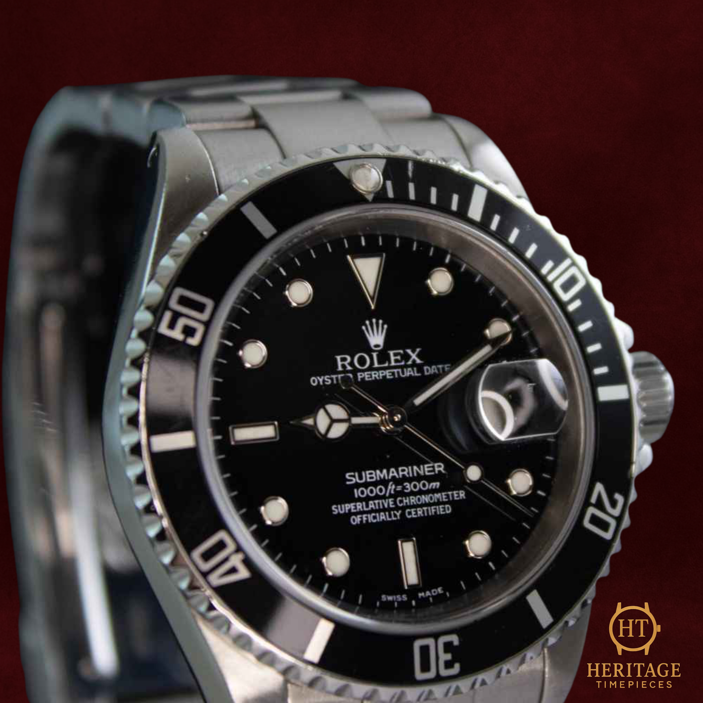 Rolex Submariner Date ‘Black Dial – Stainless Steel’ – Reference 16610 (2002)