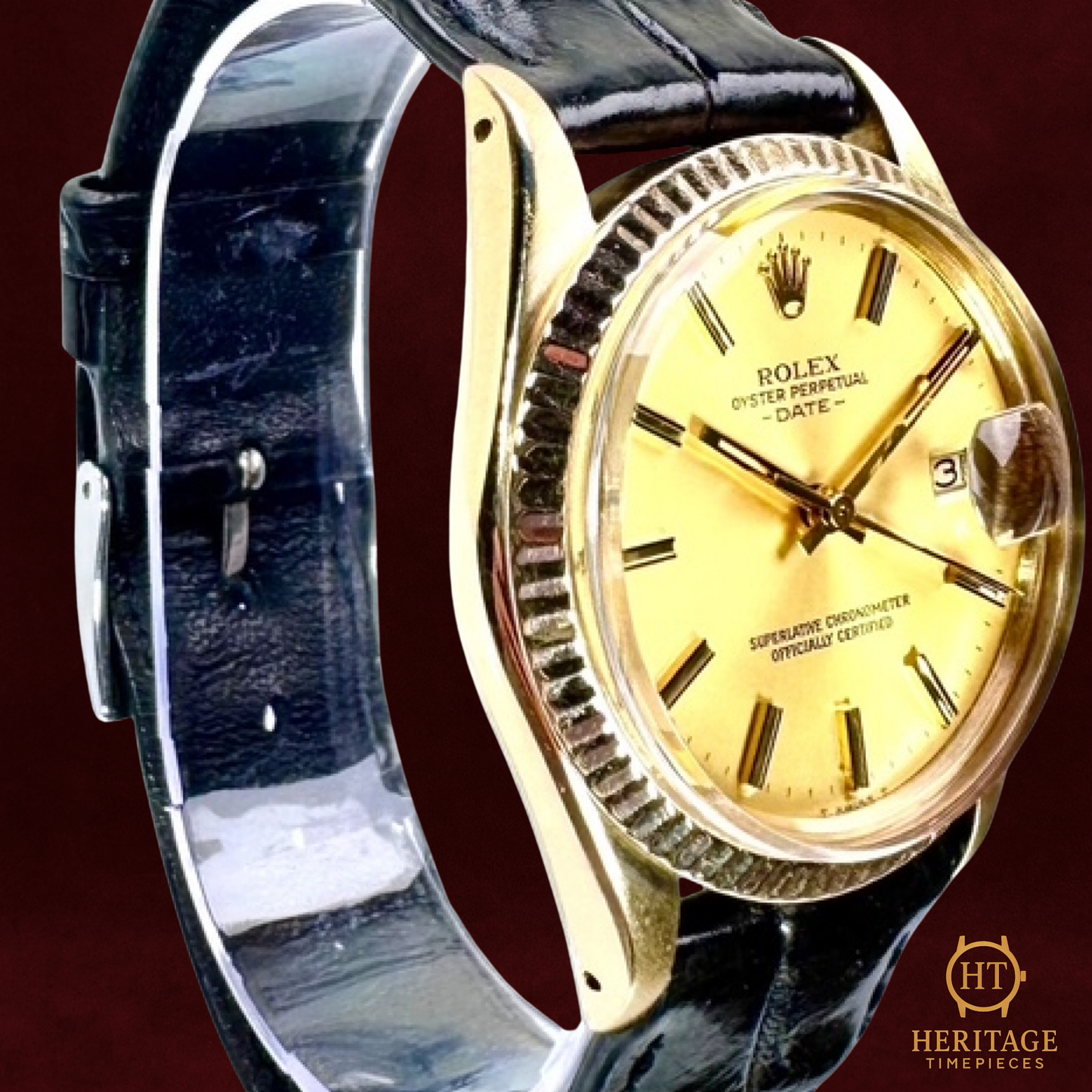 Rolex Date ‘Yellow Gold Champagne Dial’ - Reference 15037 (1981)