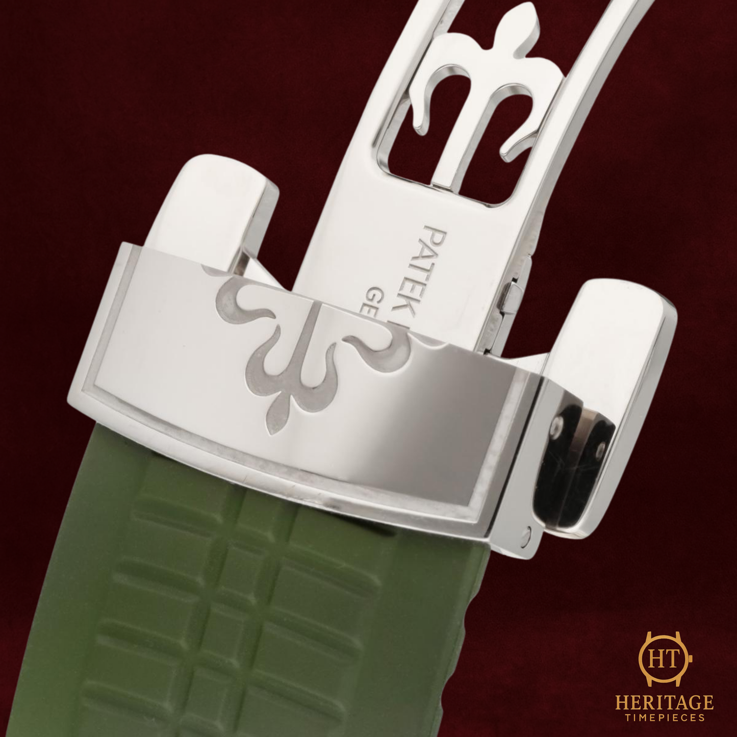 Patek Philippe Aquanaut Chronograph ’White Gold Khaki Green’ – Reference 5968G-010 (2021)