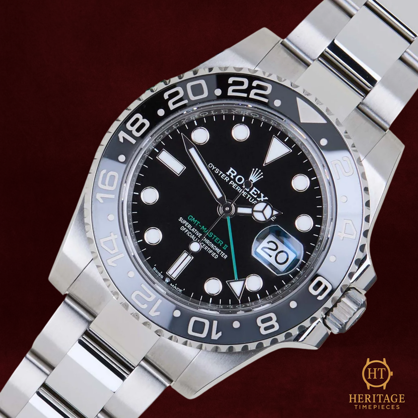 Rolex GMT-Master II ‘Bruce Wayne – Oyster’ - Reference 126710GRNR (2025)