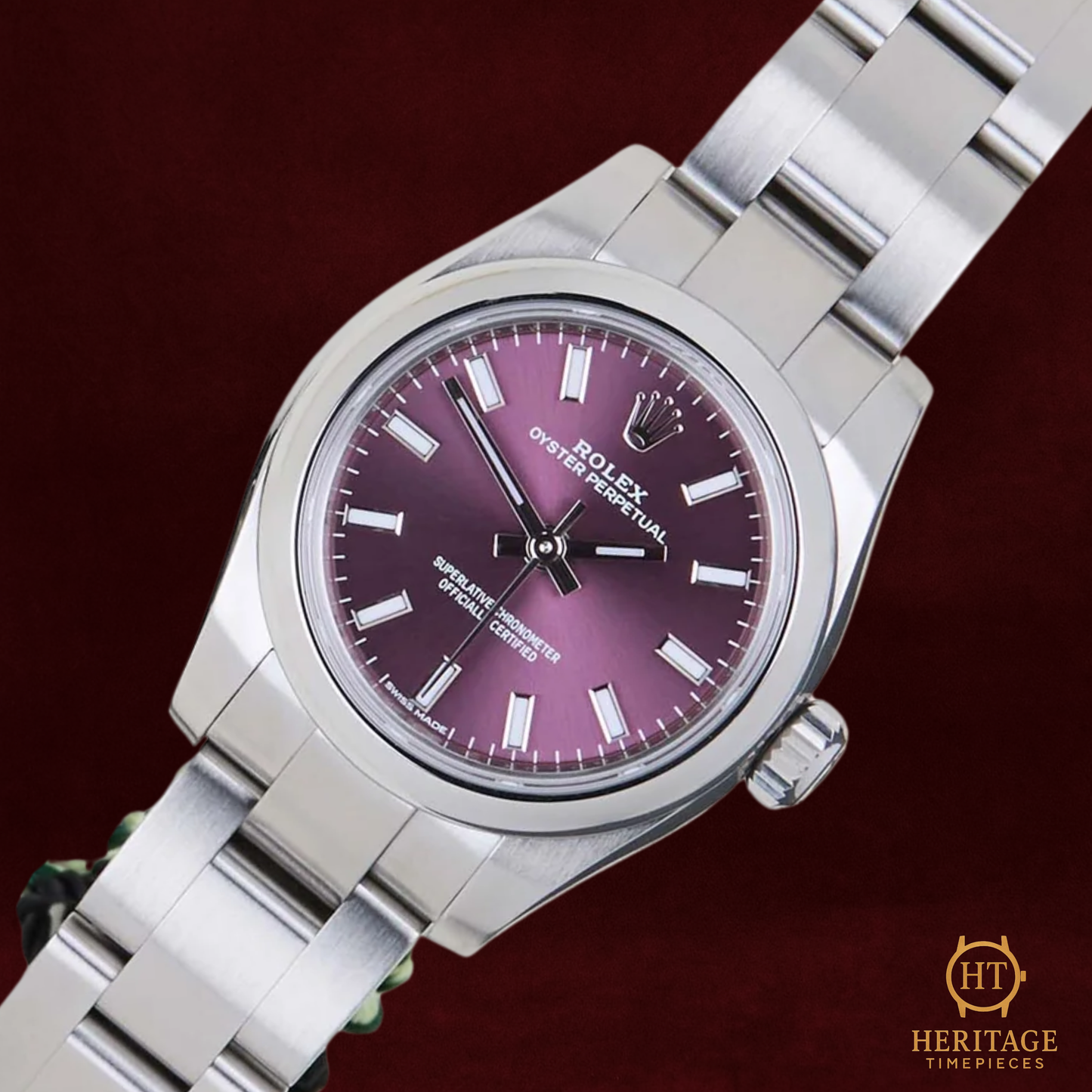 Rolex Oyster Perpetual 26 ‘Red Grape Dial’ - Reference 176200 (2019)