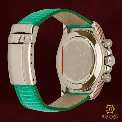 Rolex Cosmograph Daytona ‘White Gold – Beach Green Dial’ – Reference 116519 (2004 / Service 2022)