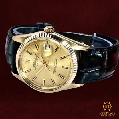 Rolex Date ‘Yellow Gold Champagne Dial’ - Reference 15037 (1981)