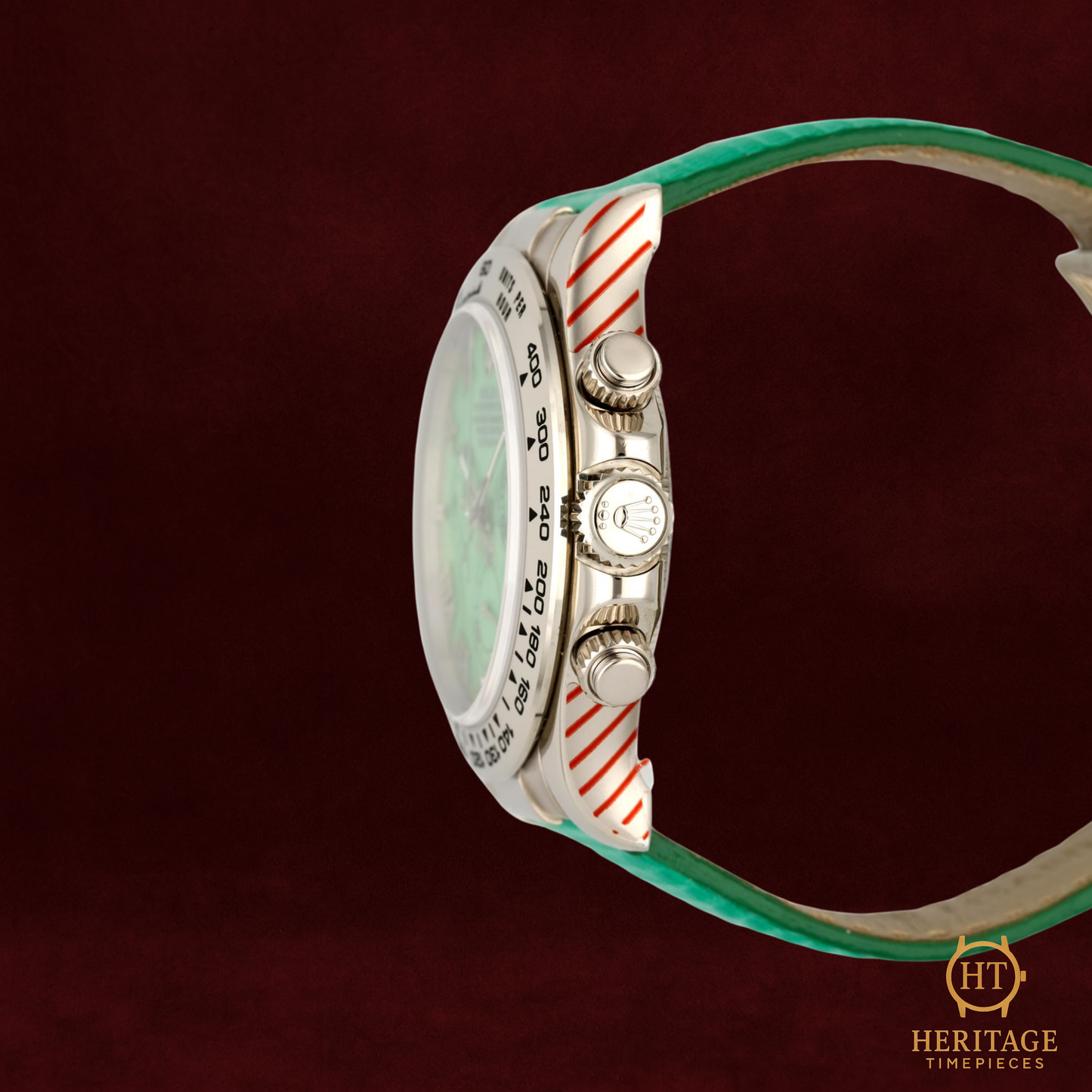 Rolex Cosmograph Daytona ‘White Gold – Beach Green Dial’ – Reference 116519 (2004 / Service 2022)