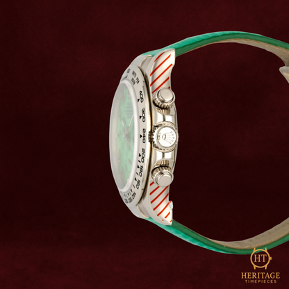 Rolex Cosmograph Daytona ‘White Gold – Beach Green Dial’ – Reference 116519 (2004 / Service 2022)