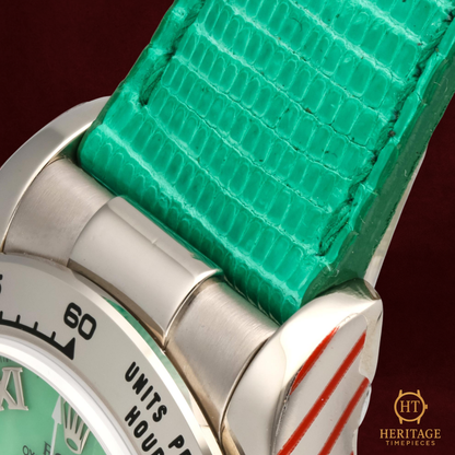 Rolex Cosmograph Daytona ‘White Gold – Beach Green Dial’ – Reference 116519 (2004 / Service 2022)