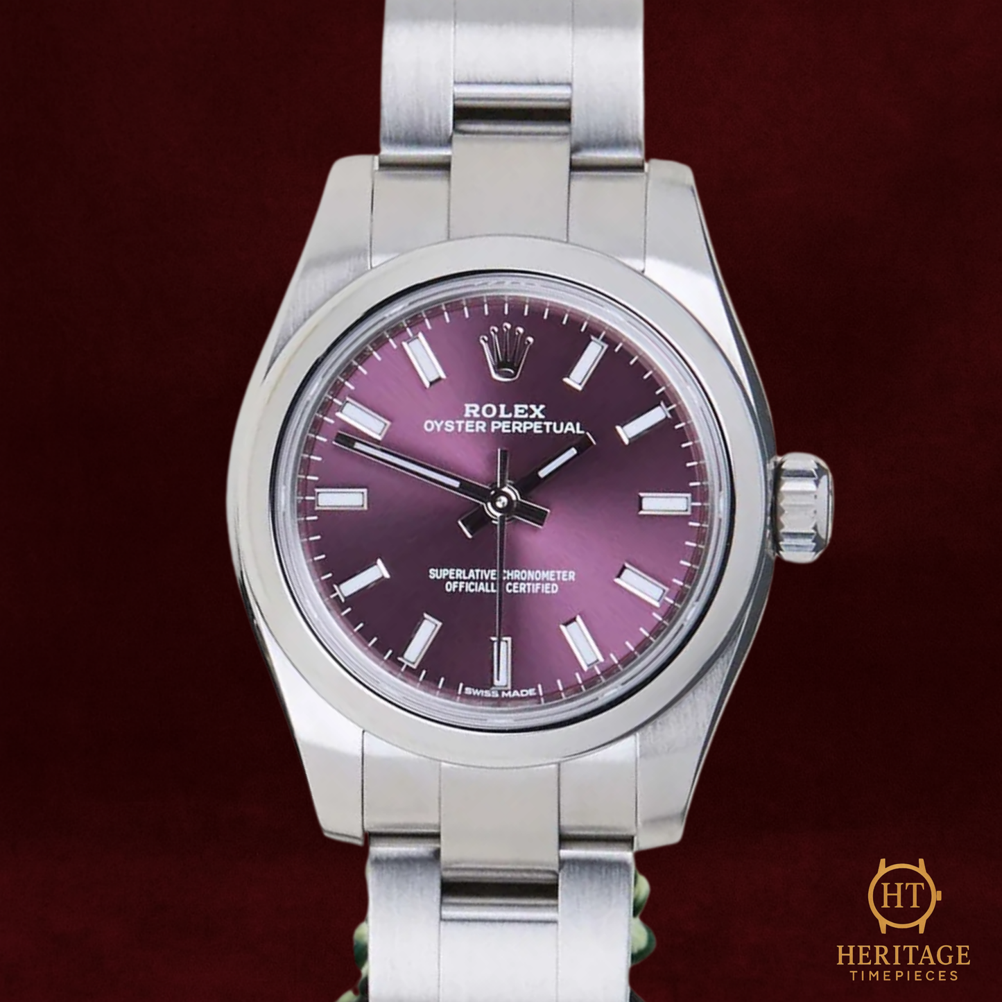 Rolex Oyster Perpetual 26 ‘Red Grape Dial’ - Reference 176200 (2019)