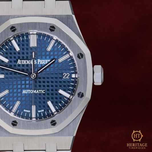 Audemars Piguet Royal Oak 37 ’Blue Grande Tapisserie’ – Reference 15450ST.OO.1256ST.03 (2021)