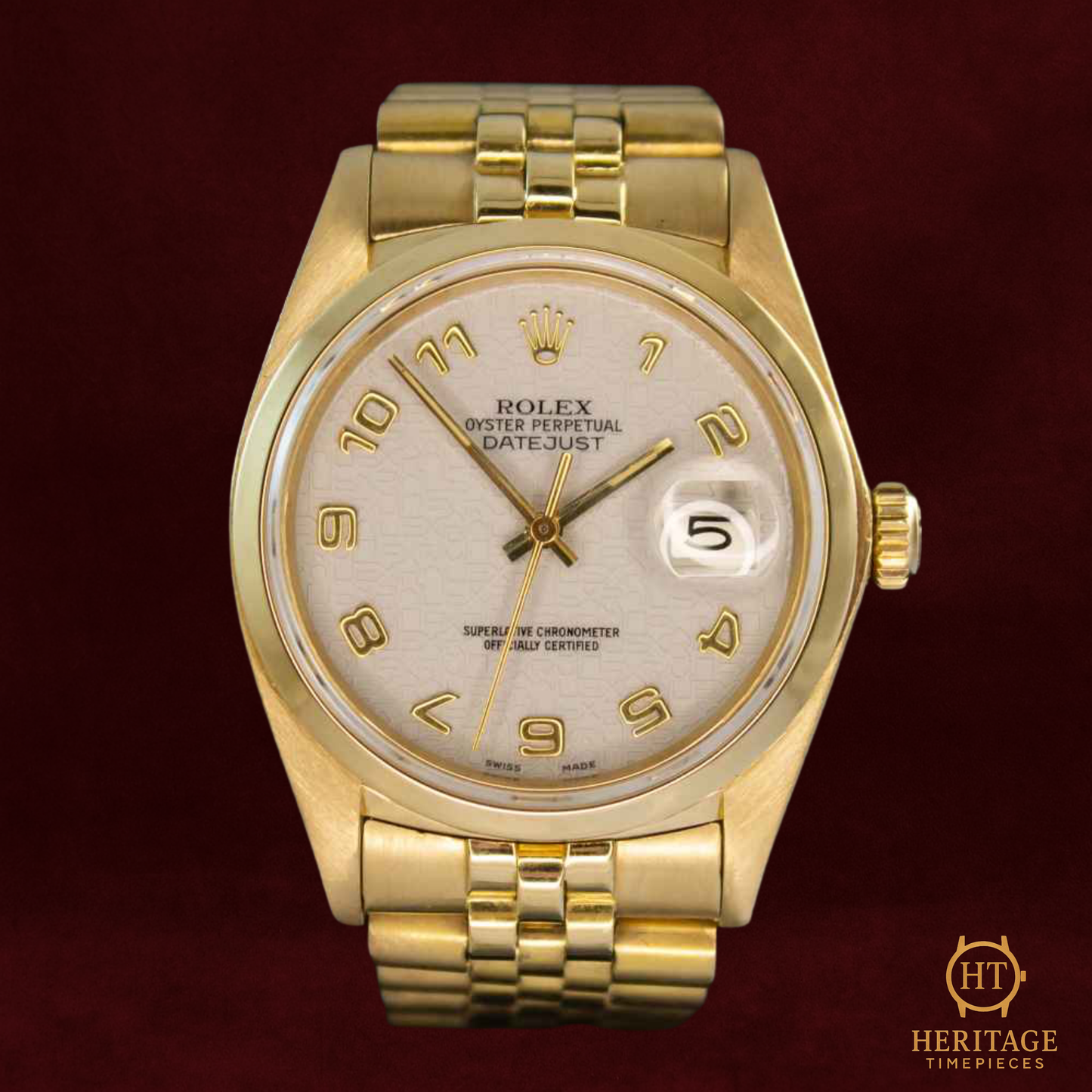 Rolex Datejust 36 ‘Champagne Dial – Yellow Gold’ – Reference 16008 (1979)