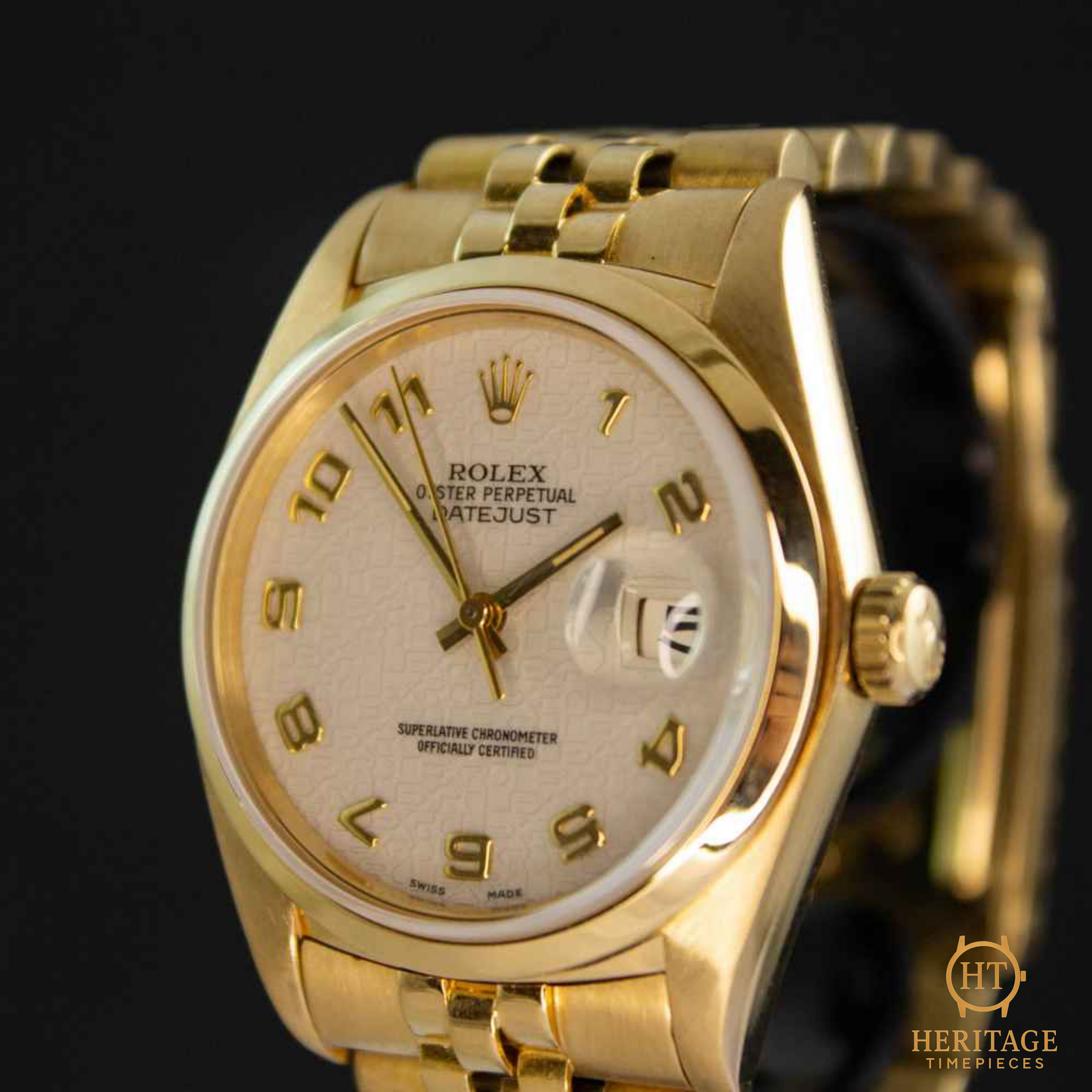 Rolex Datejust 36 ‘Champagne Dial – Yellow Gold’ – Reference 16008 (1979)
