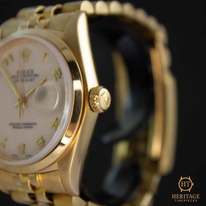 Rolex Datejust 36 ‘Champagne Dial – Yellow Gold’ – Reference 16008 (1979)