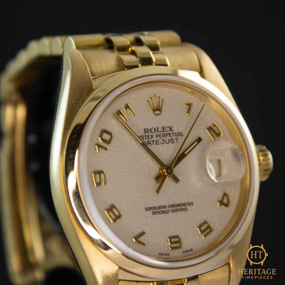 Rolex Datejust 36 ‘Champagne Dial – Yellow Gold’ – Reference 16008 (1979)