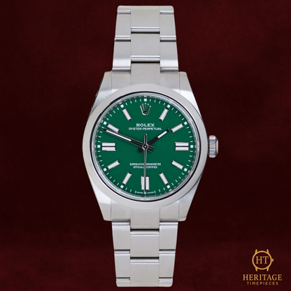 Rolex Oyster Perpetual 41 ’Green Dial’ – Reference 134300 (2025)