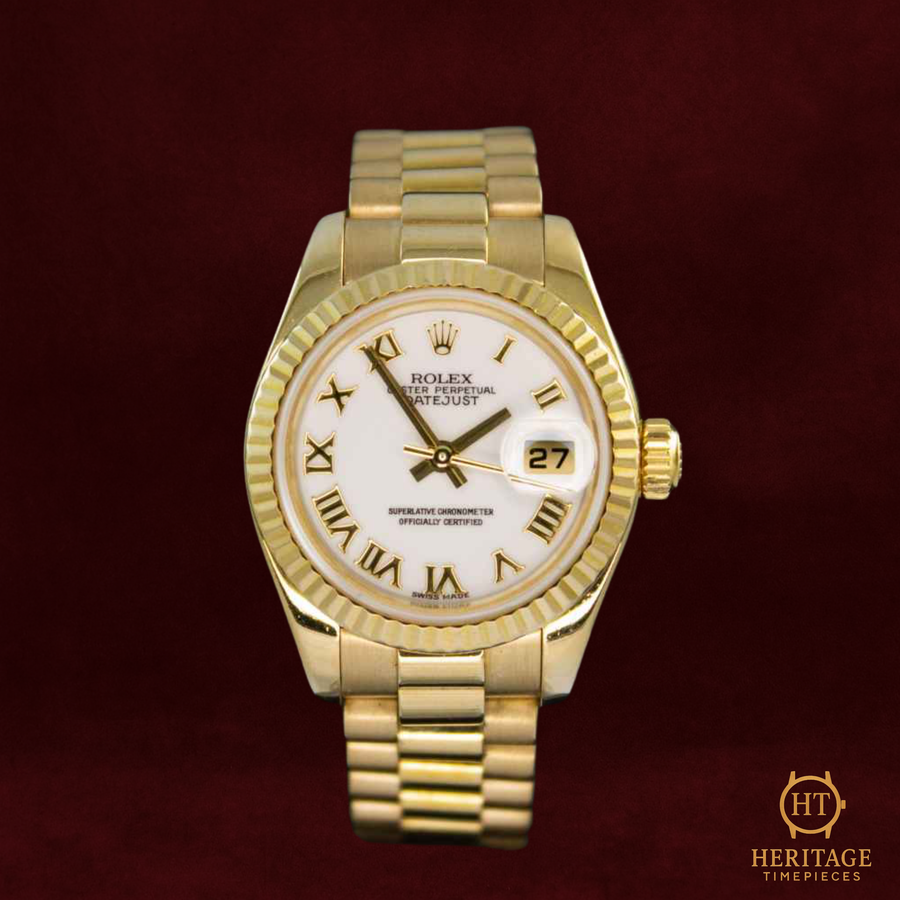 Rolex Datejust 26 ‘Blue Dial – Yellow Gold’ – Reference 179178 (2004) RE