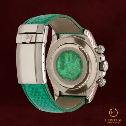 Rolex Cosmograph Daytona ‘White Gold – Beach Green Dial’ – Reference 116519 (2006 / Service 2022)